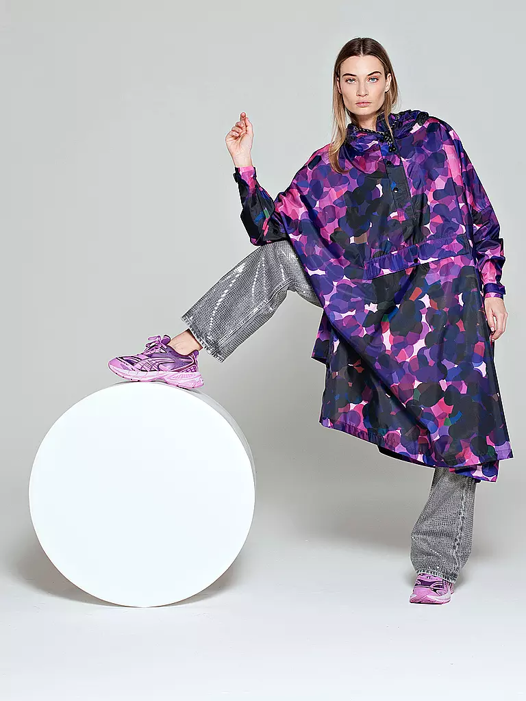 RAINKISS | Giacca antipioggia - Poncho antipioggia CITY LIGHTS | Lilla