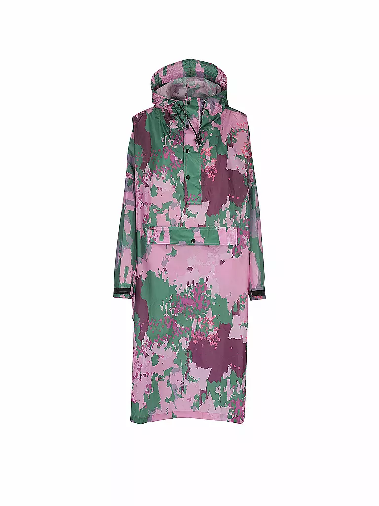 RAINKISS | Giacca antipioggia - Poncho antipioggia Digi Spring Camo | Rosa