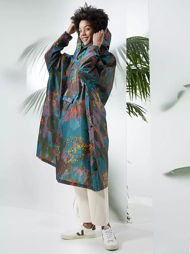 RAINKISS | Giacca antipioggia - Poncho antipioggia Forest | Multicolore