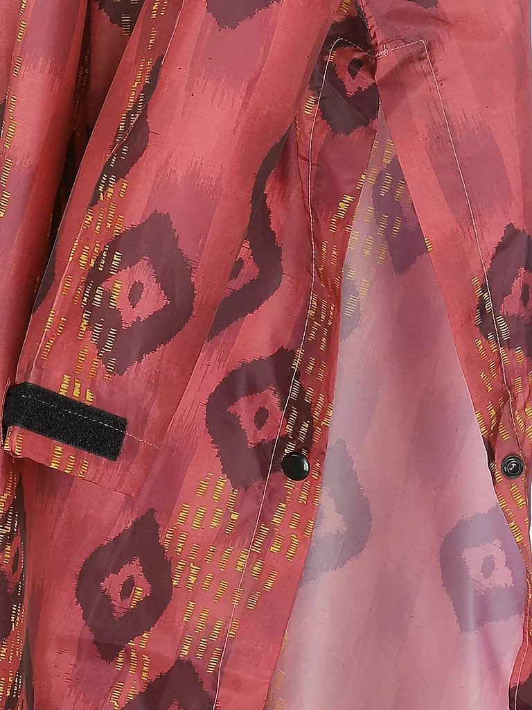 RAINKISS | Giacca antipioggia - Poncho antipioggia Ikat | Rosso