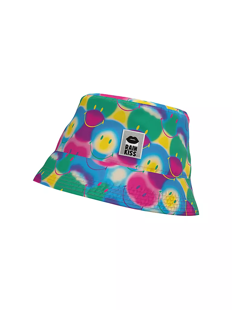 RAINKISS | Regen Fischerhut - Bucket Hat Rainbow Smile | Multicolore