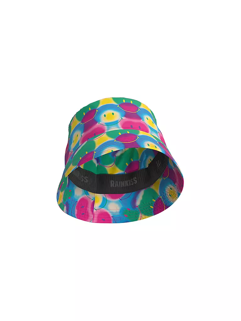 RAINKISS | Regen Fischerhut - Bucket Hat Rainbow Smile | Multicolore