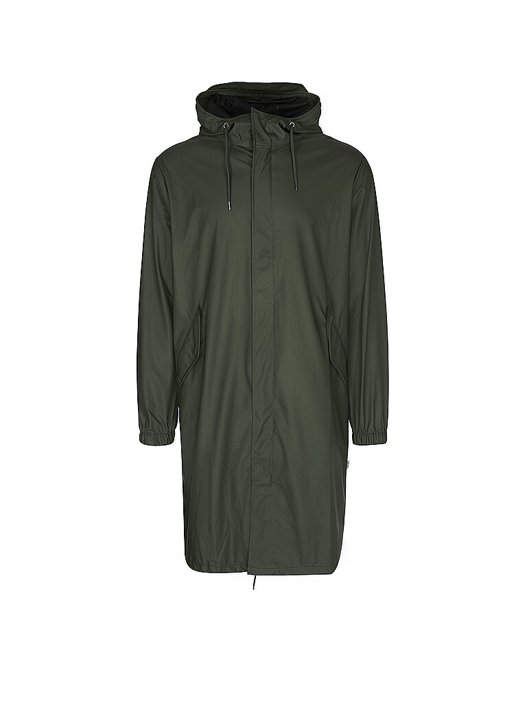 Parka - Giacca antipioggia verde scuro XL