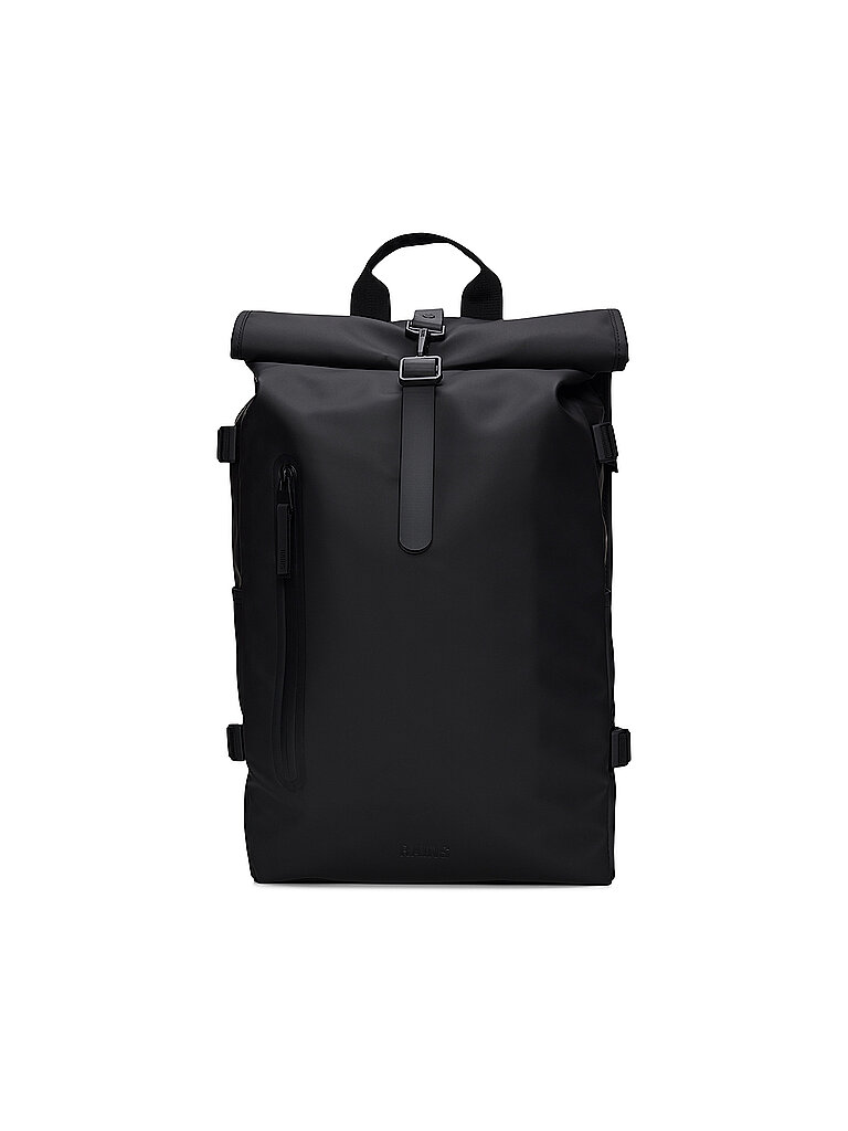 Rains Zaino Rolltop Large nero