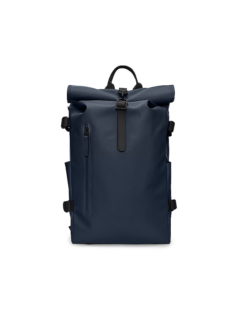 Rains Zaino Rolltop Large blu