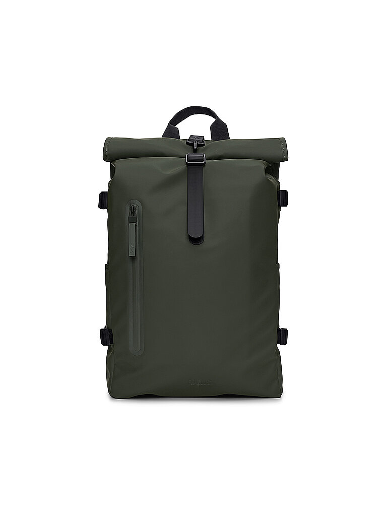 Rains Zaino Rolltop Large verde