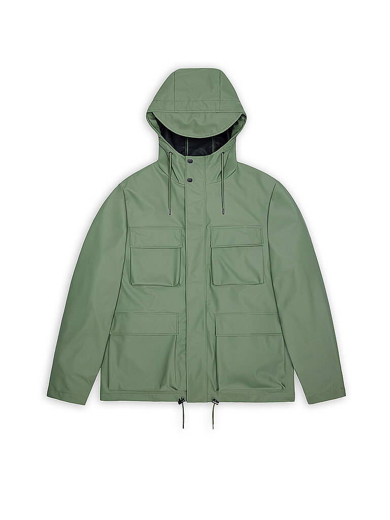 Giacca antipioggia verde chiaro S