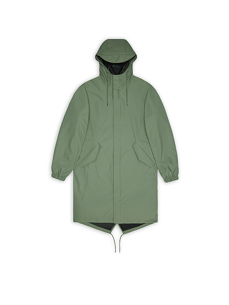 Parka - Giacca antipioggia verde chiaro L