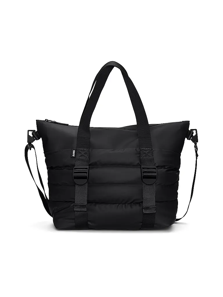 RAINS | Borsa - Borsa a mano PUFFER MIX TOTE BAG MINI W3 | Nero