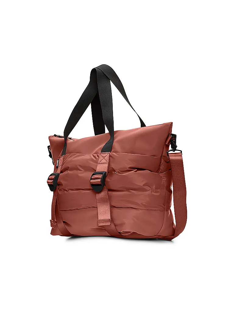 RAINS | Borsa - Borsa a mano PUFFER MIX TOTE BAG MINI W3 | Arancione