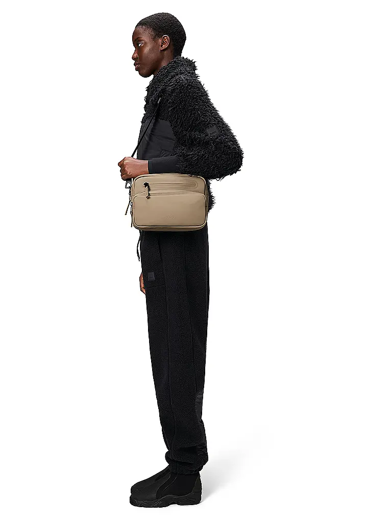 RAINS | Borsa - Borsa a tracolla CARGO BOX BAG W3 | Beige