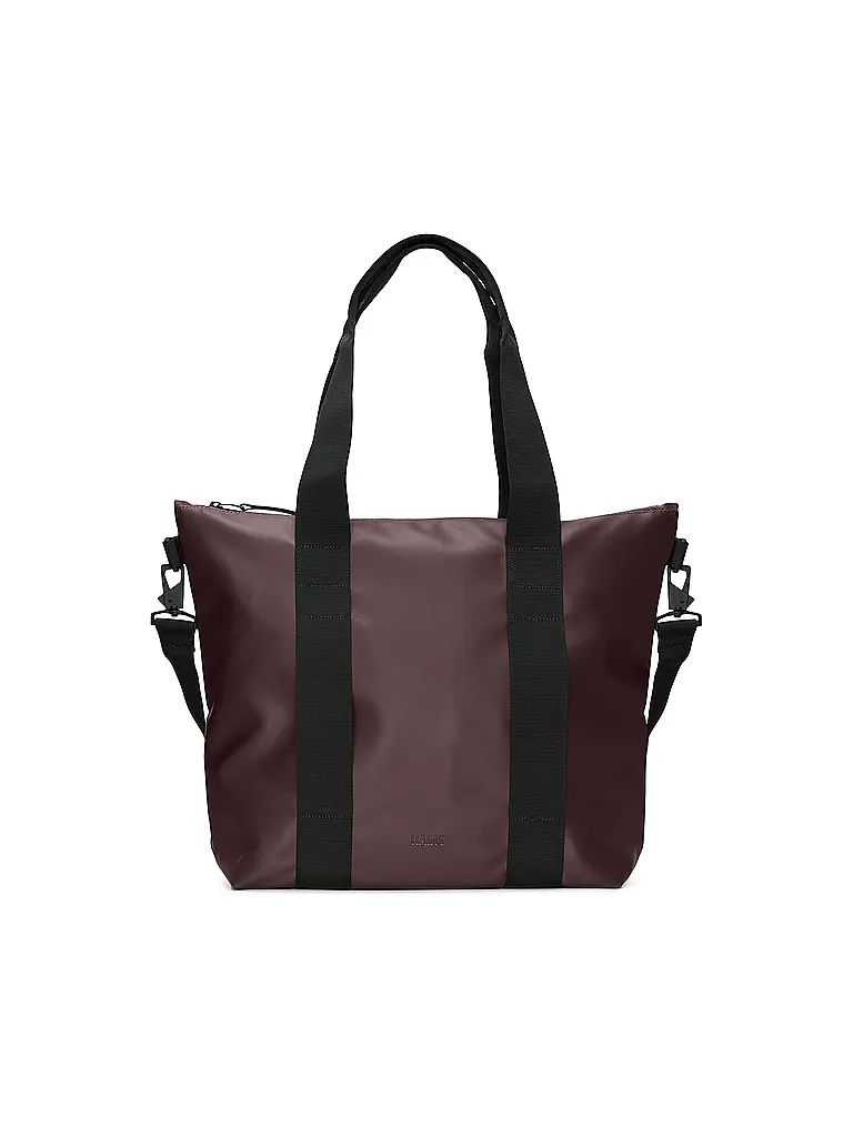 RAINS | Borsa - Tote Bag MINI W3 | Rosso scuro