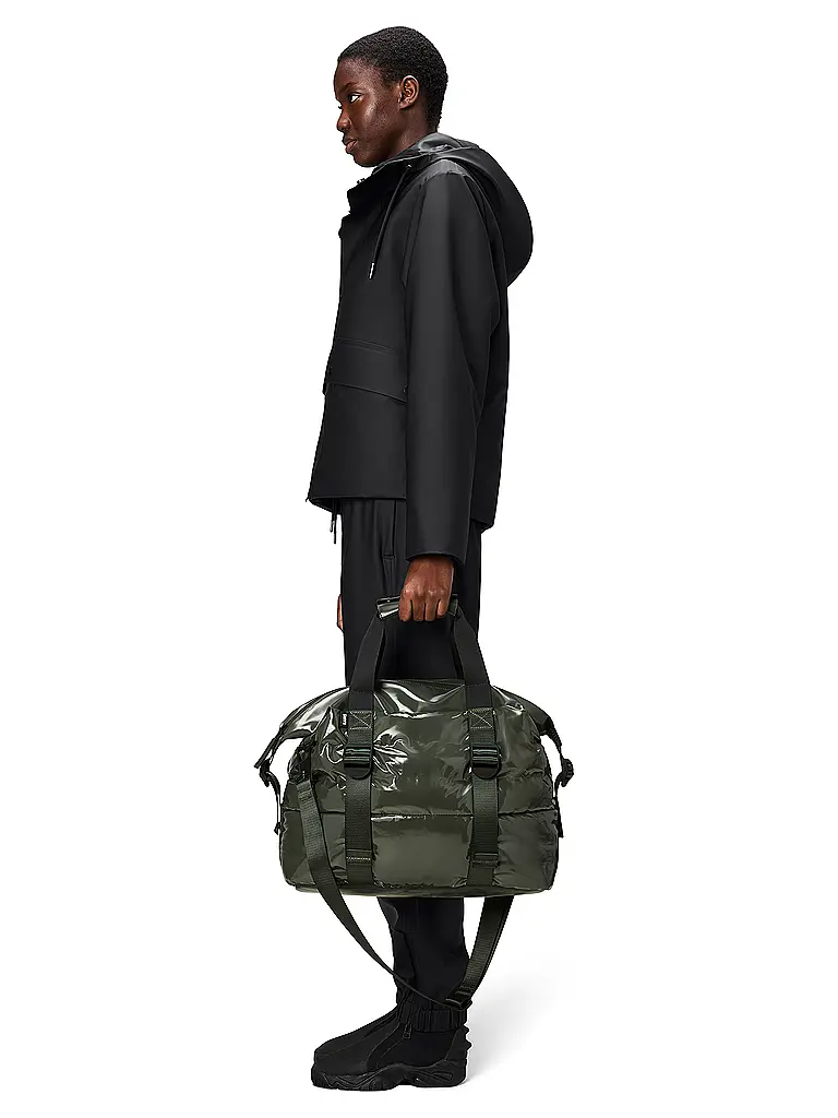RAINS | Borsa - Weekender PUFFER MIX Small | Oliva
