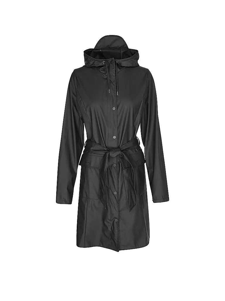 RAINS | Giacca antipioggia CURVE W JACKET | Nero