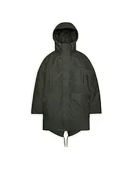 RAINS | Giacca antipioggia NOME LONG | Oliva