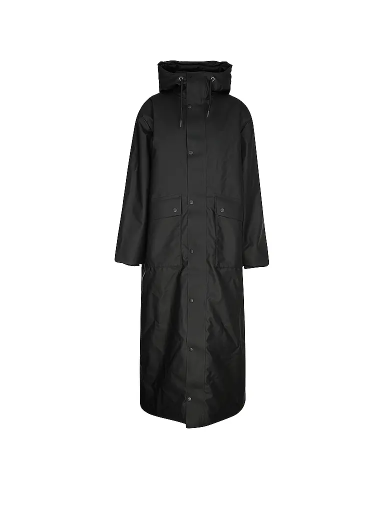 RAINS | Giacca antipioggia NOME VISION LONGEST JACKET | Nero