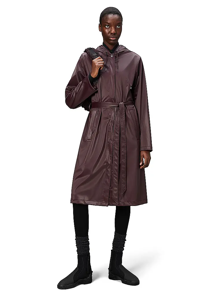 RAINS | Giacca antipioggia | Rosso scuro