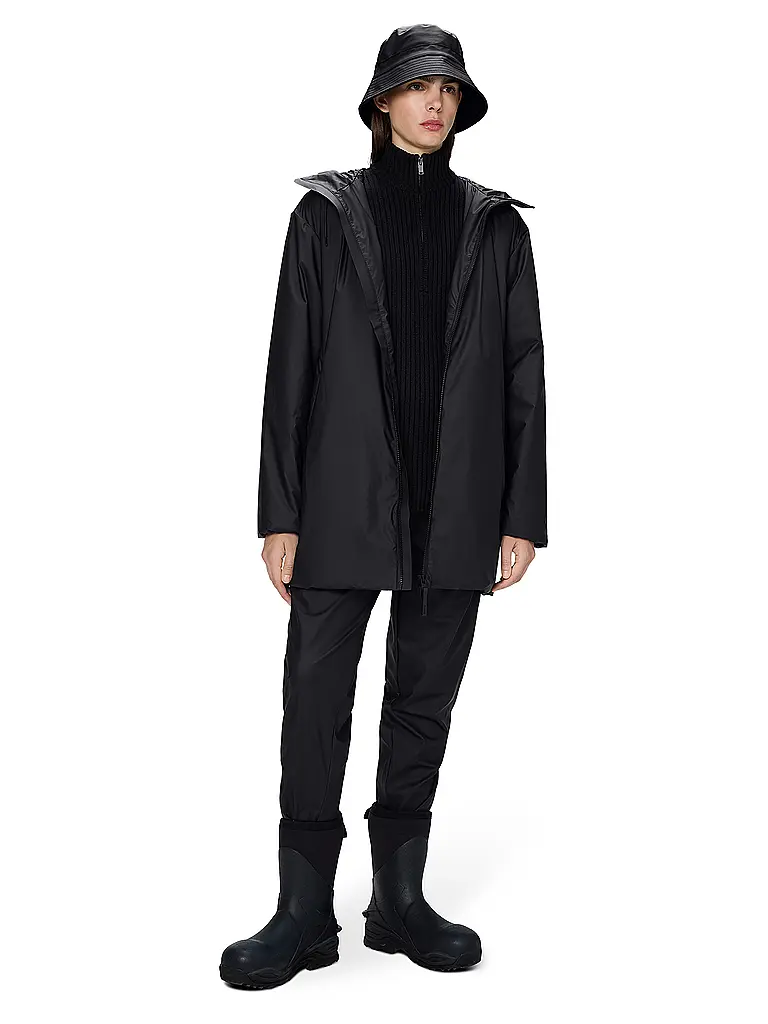 RAINS | Giacca LOHJA LONG INSULATED JACKET | Nero