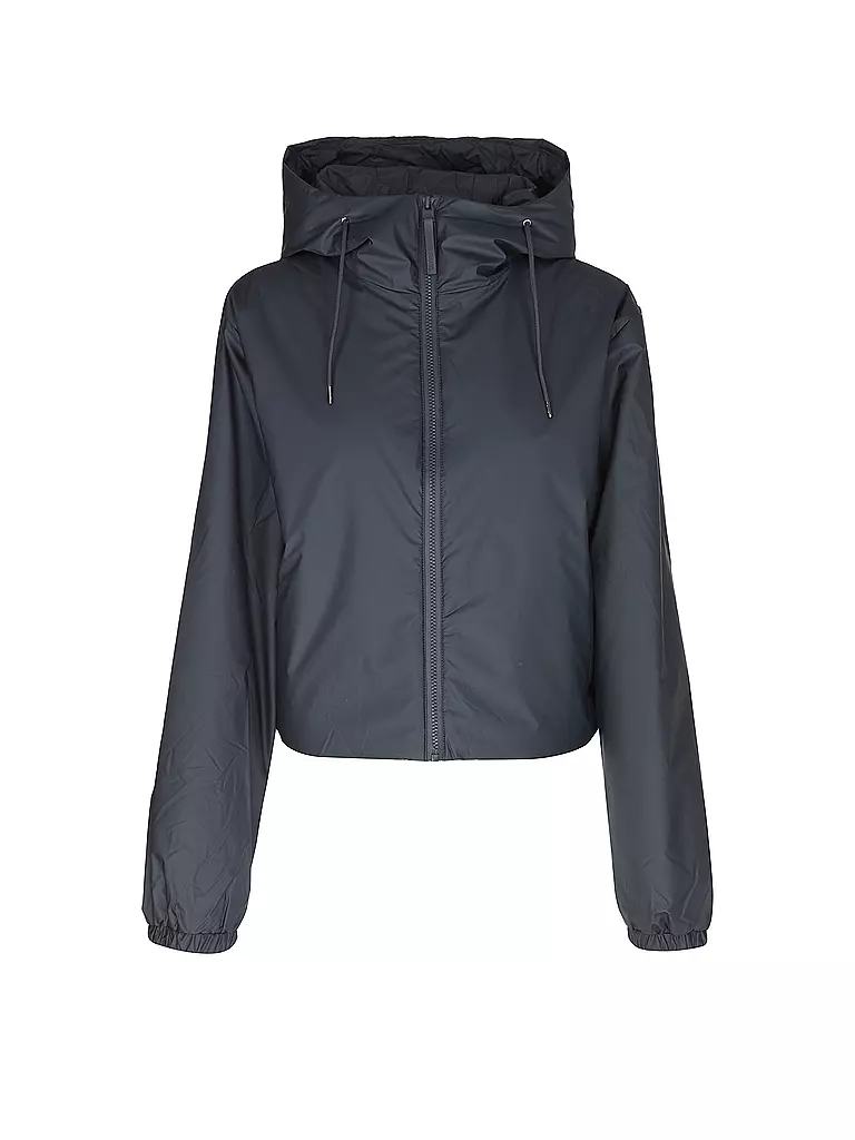 RAINS | Giacca LOHJA SHORT INSULTED JACKET | Blu scuro