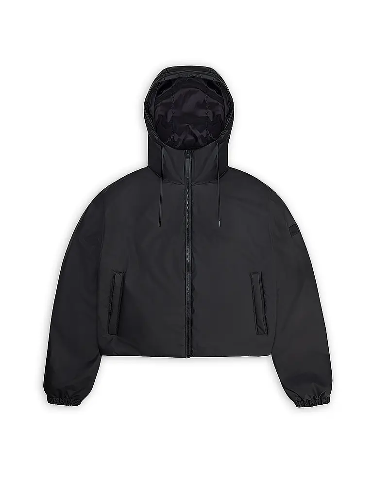 RAINS | Giacca LOHJA SHORT INSULTED JACKET | Nero