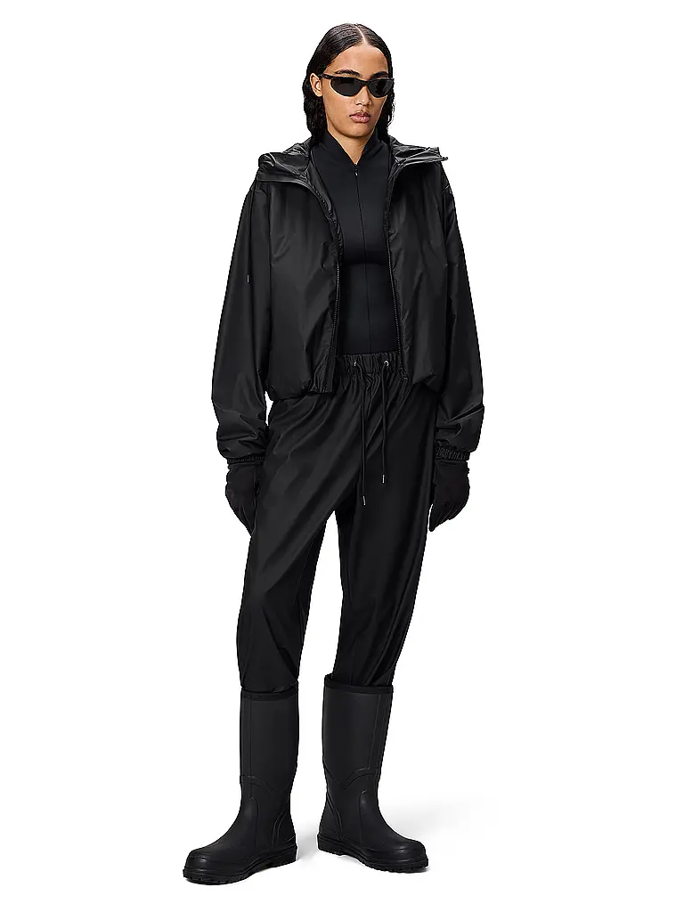 RAINS | Giacca LOHJA SHORT INSULTED JACKET | Nero