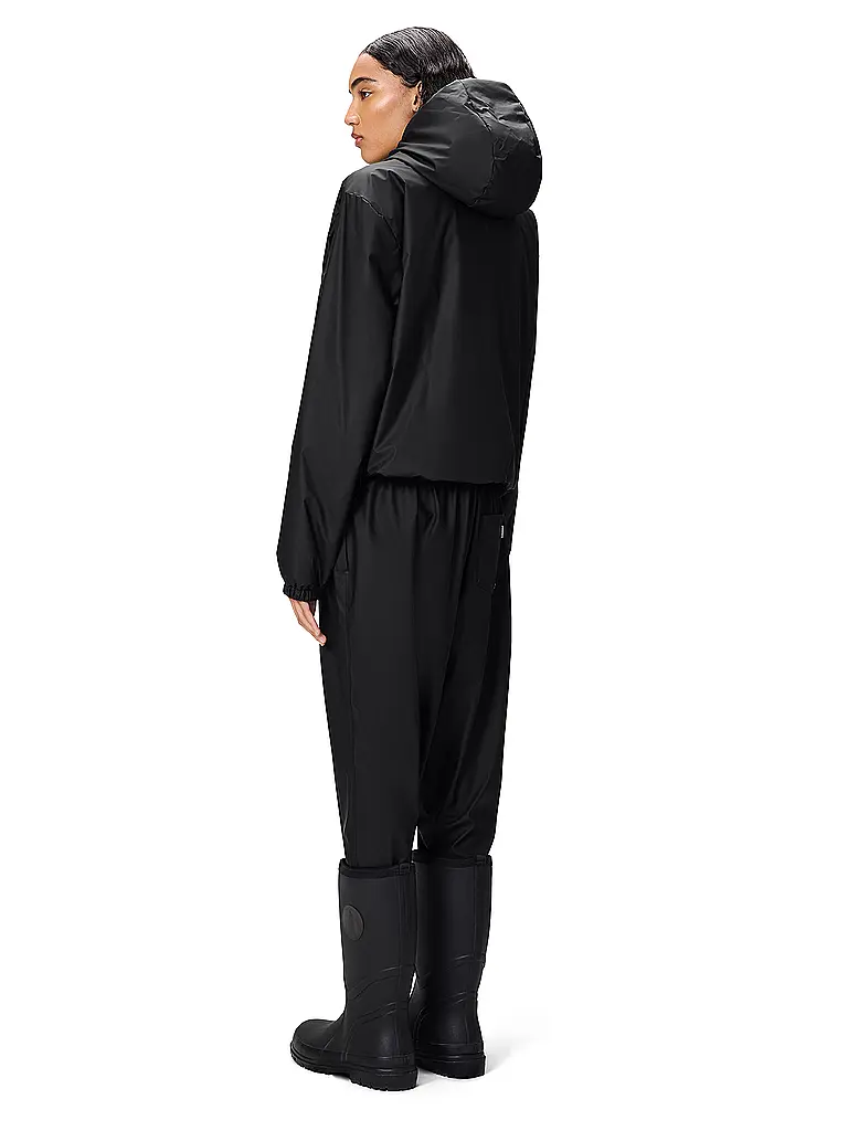 RAINS | Giacca LOHJA SHORT INSULTED JACKET | Nero