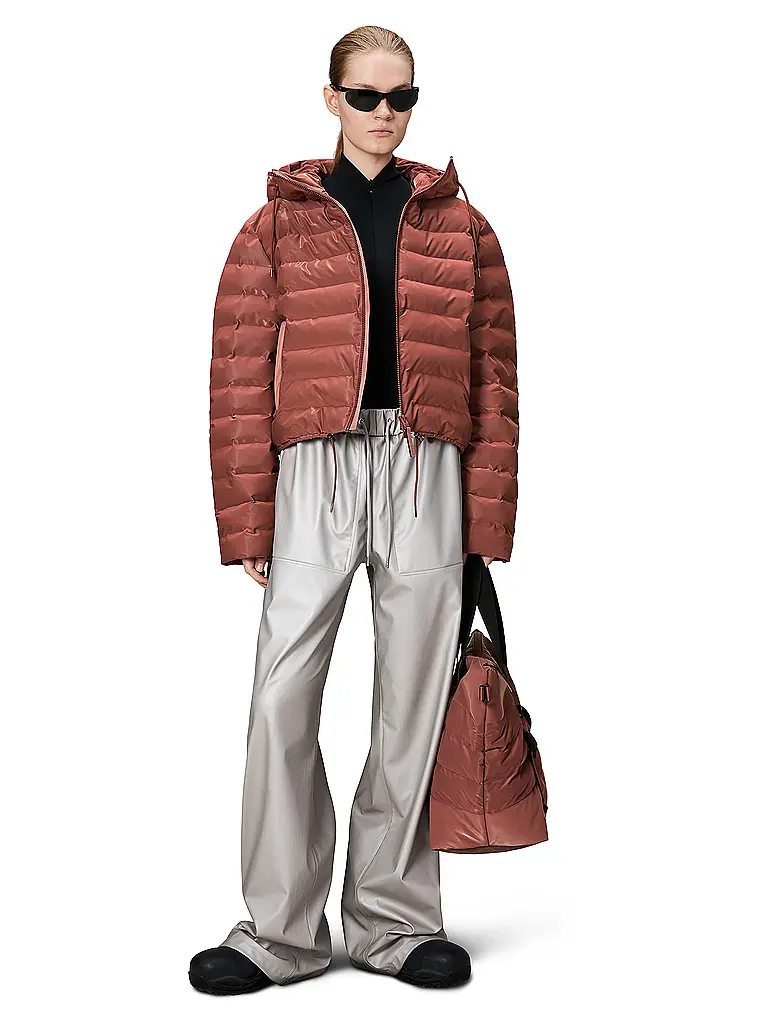 RAINS | Giacca trapuntata LOHJA SHORT PUFFER JACKET | Arancione