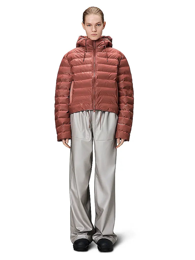 RAINS | Giacca trapuntata LOHJA SHORT PUFFER JACKET | Arancione