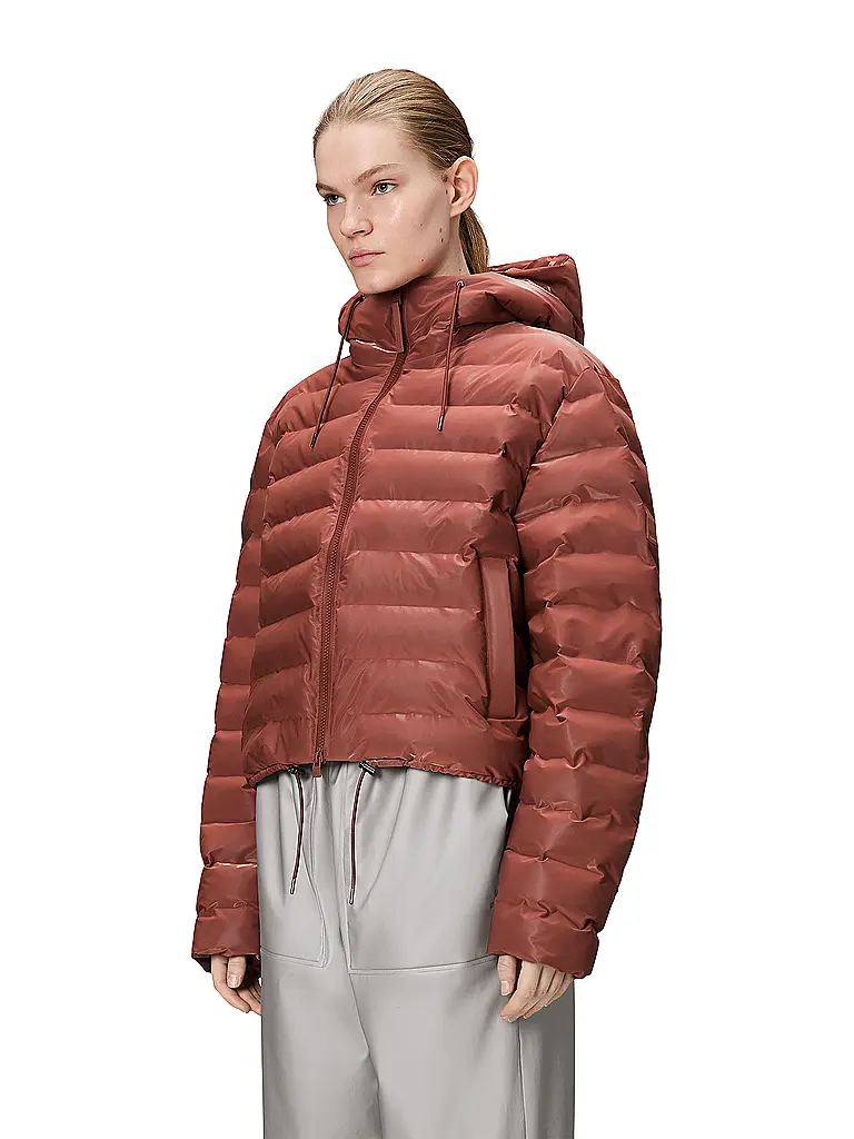 RAINS | Giacca trapuntata LOHJA SHORT PUFFER JACKET | Arancione