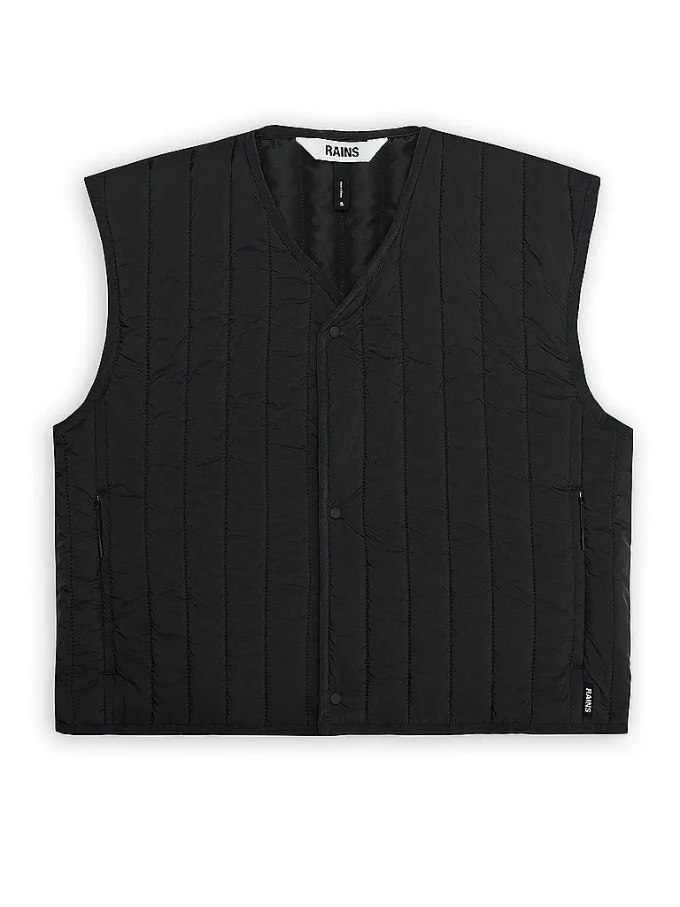 RAINS | Gilet BANJA SHORT | Nero