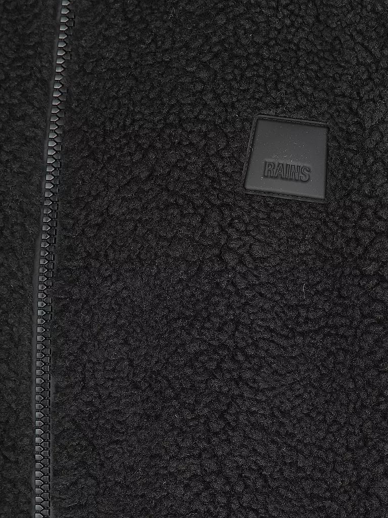 RAINS | Jacke in Felloptik KOFU | Nero