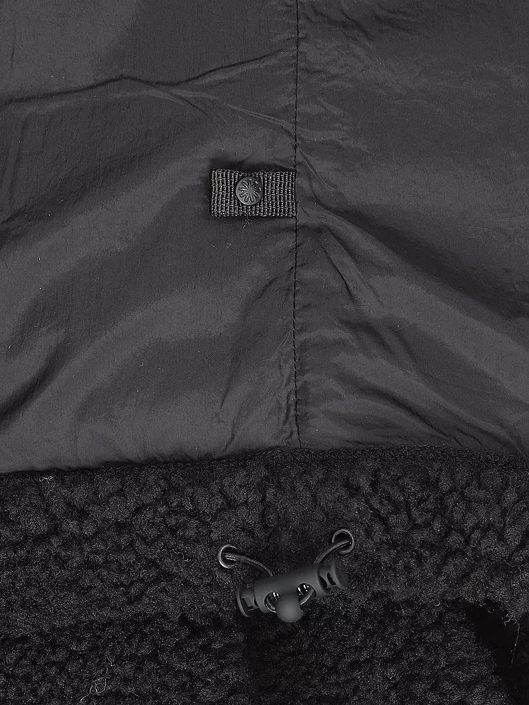 RAINS | Jacke in Felloptik KOFU | Nero