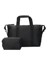 RAINS | Nome prodotto: Set 2 pezzi Weekender e beauty case
Marca: RAINS
Colore: nero
Categorie: Moda,Donna

Materiale: Plastica
Stile: Casual
Dettagli: Logo,Impermeabile | Nero
