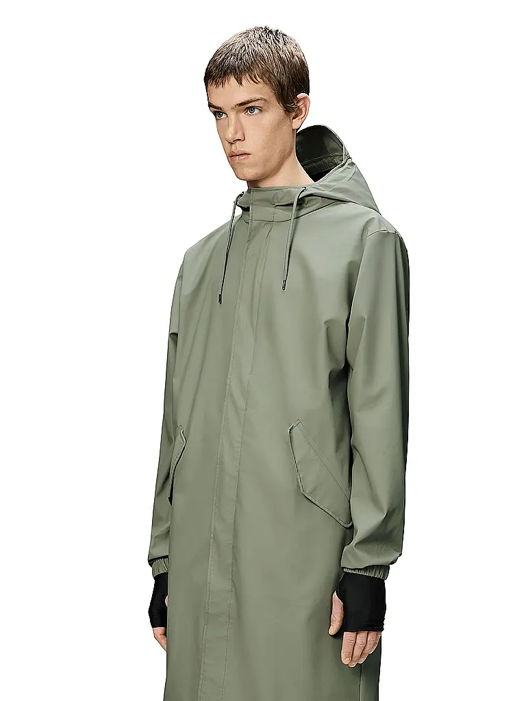 RAINS | Parka - Giacca antipioggia | Verde chiaro