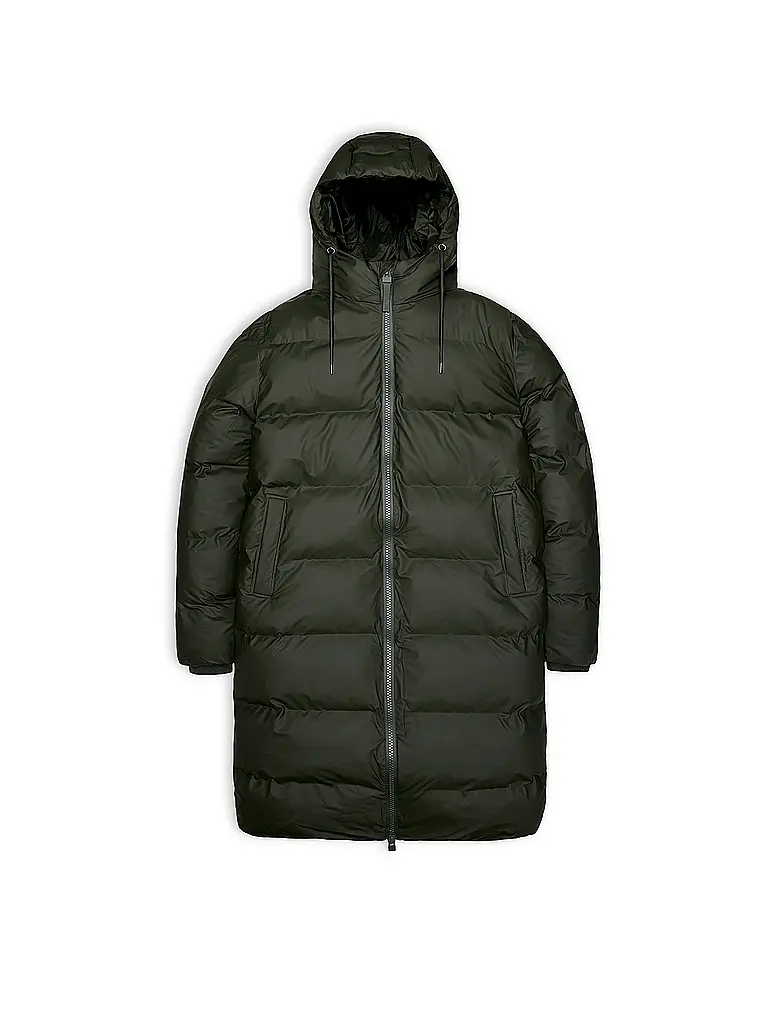 RAINS | Piumino ALTA LONGER PUFFER JACKET | Verde