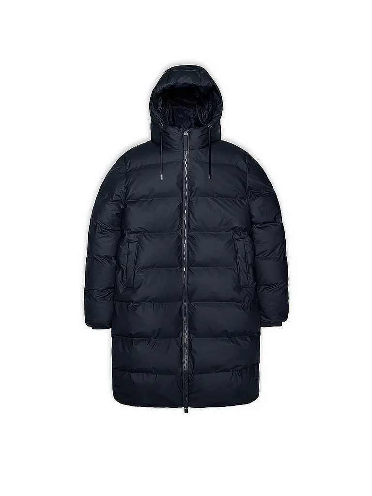 RAINS | Piumino ALTA LONGER PUFFER JACKET | Blu scuro