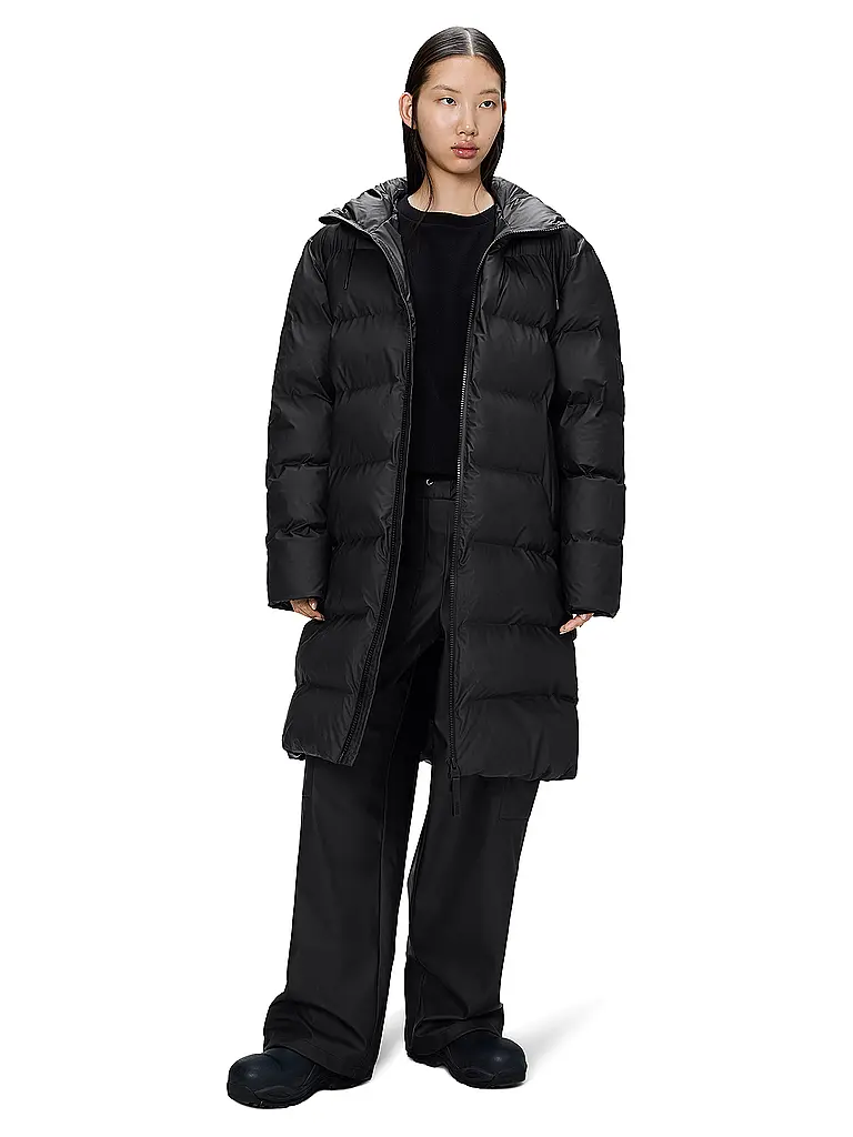 RAINS | Piumino ALTA LONGER PUFFER JACKET | Nero