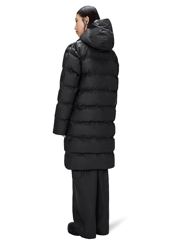 RAINS | Piumino ALTA LONGER PUFFER JACKET | Nero