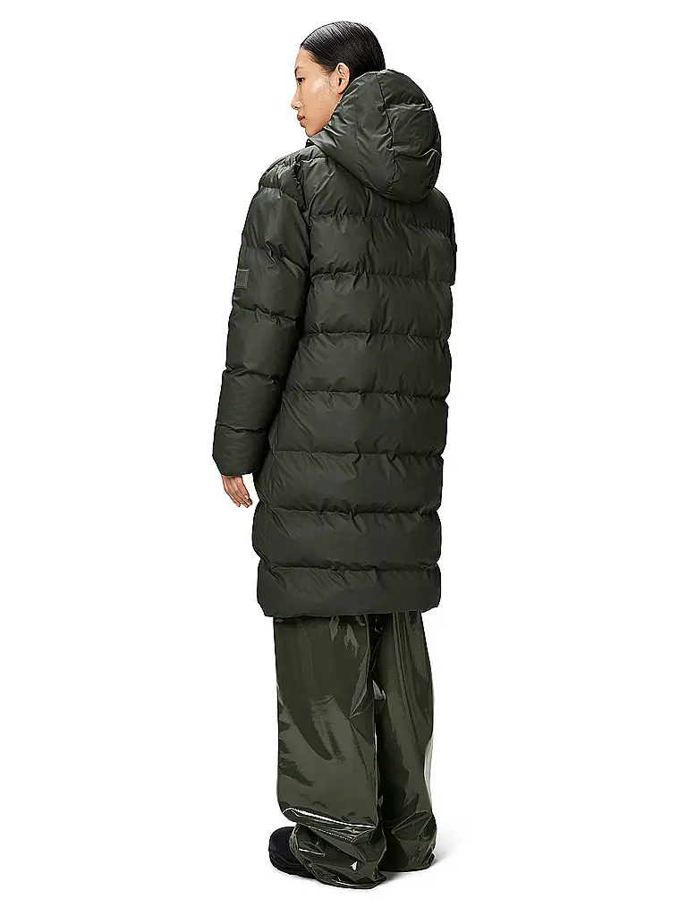 RAINS | Piumino ALTA LONGER PUFFER JACKET | Verde