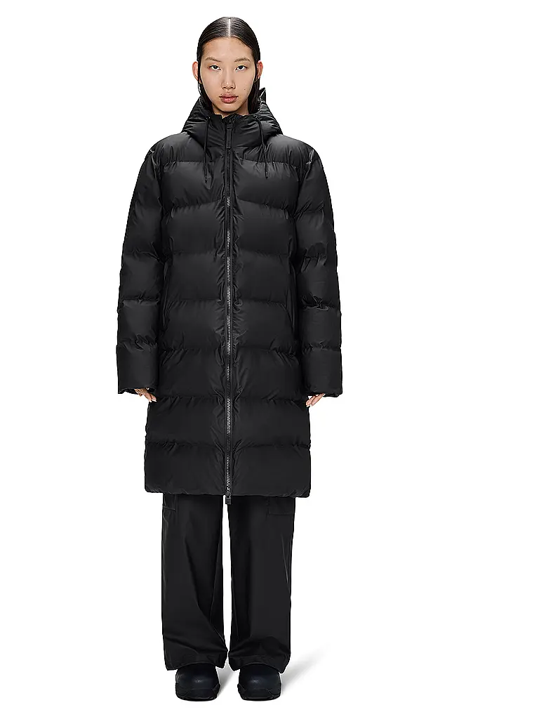 RAINS | Piumino ALTA LONGER PUFFER JACKET | Nero