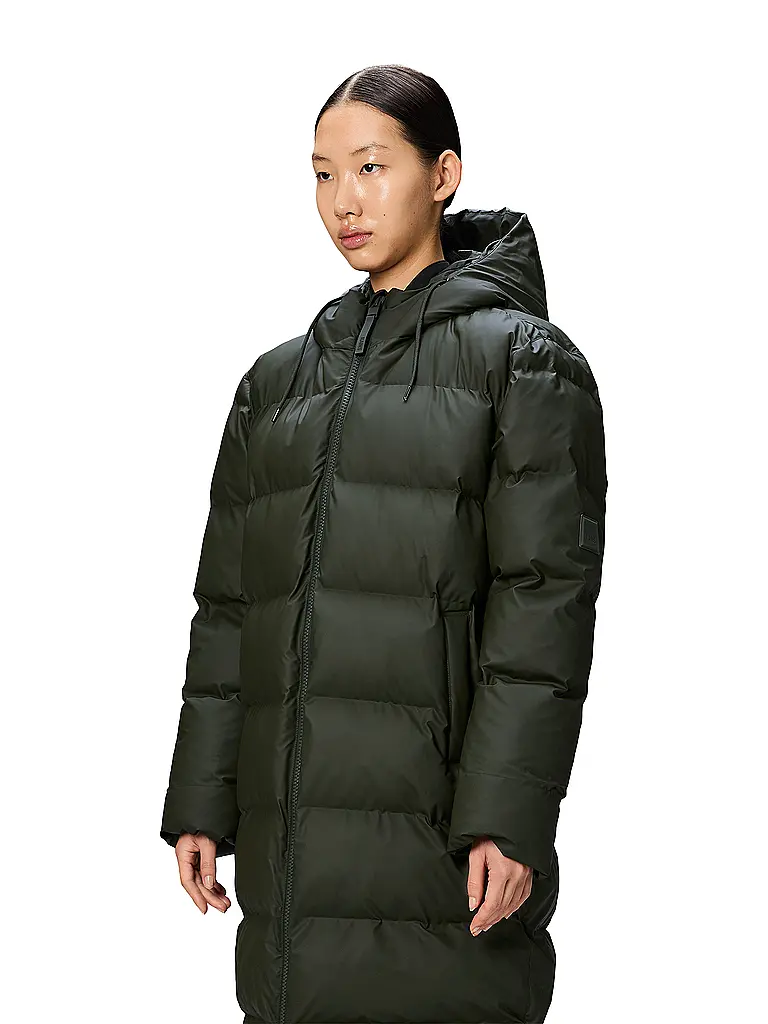 RAINS | Piumino ALTA LONGER PUFFER JACKET | Verde