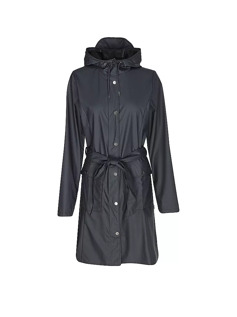 RAINS | Regenjacke CURVE W JACKET | Blu scuro