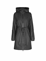 RAINS | Regenjacke LOHJA LONG INSULTED CURVED JACKET  | Nero