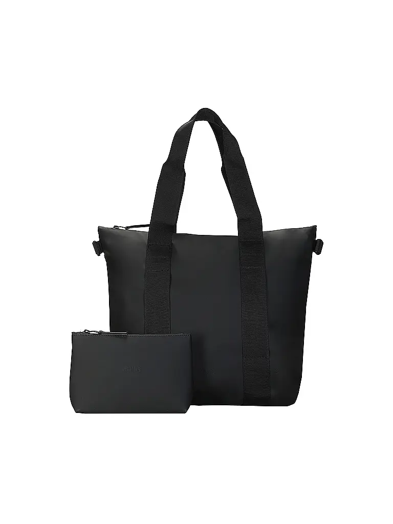 RAINS | Set 2 pezzi - Borsa a mano e beauty case | Nero