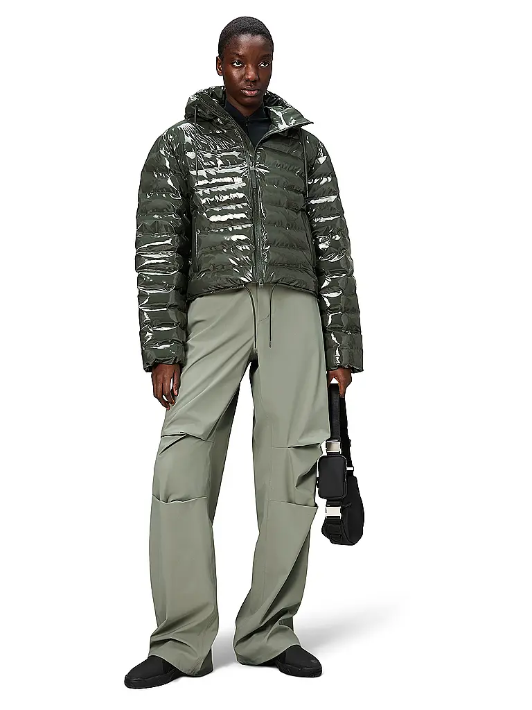 RAINS | Steppjacke LOHJA SHORT PUFFER JACKET | Oliva