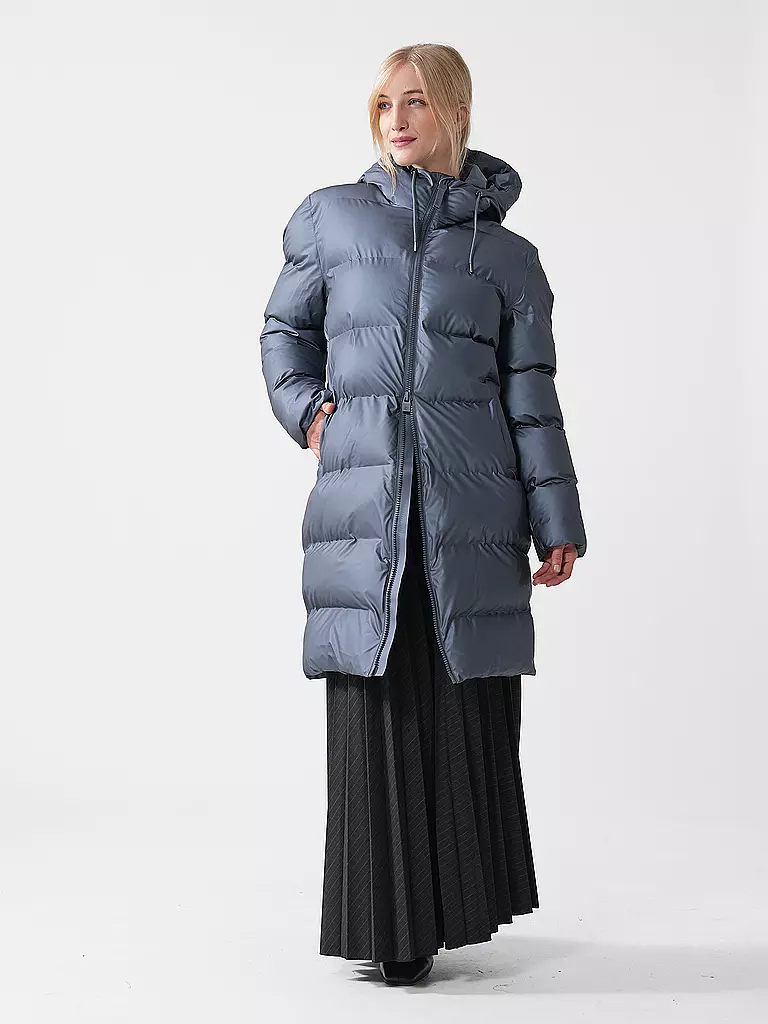 RAINS | Steppmantel ALTA LONGER PUFFER JACKET | Grigio