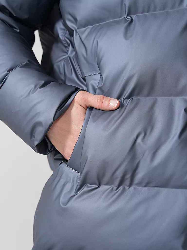 RAINS | Steppmantel ALTA LONGER PUFFER JACKET | Grigio