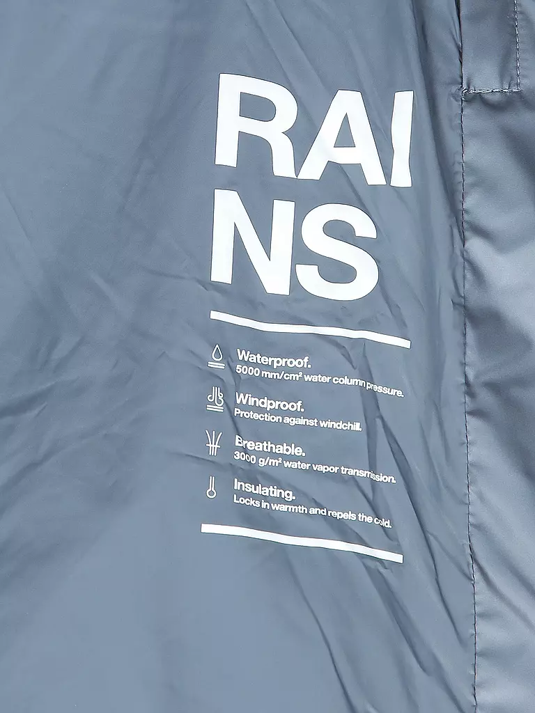 RAINS | Steppmantel ALTA LONGER PUFFER JACKET | Grigio
