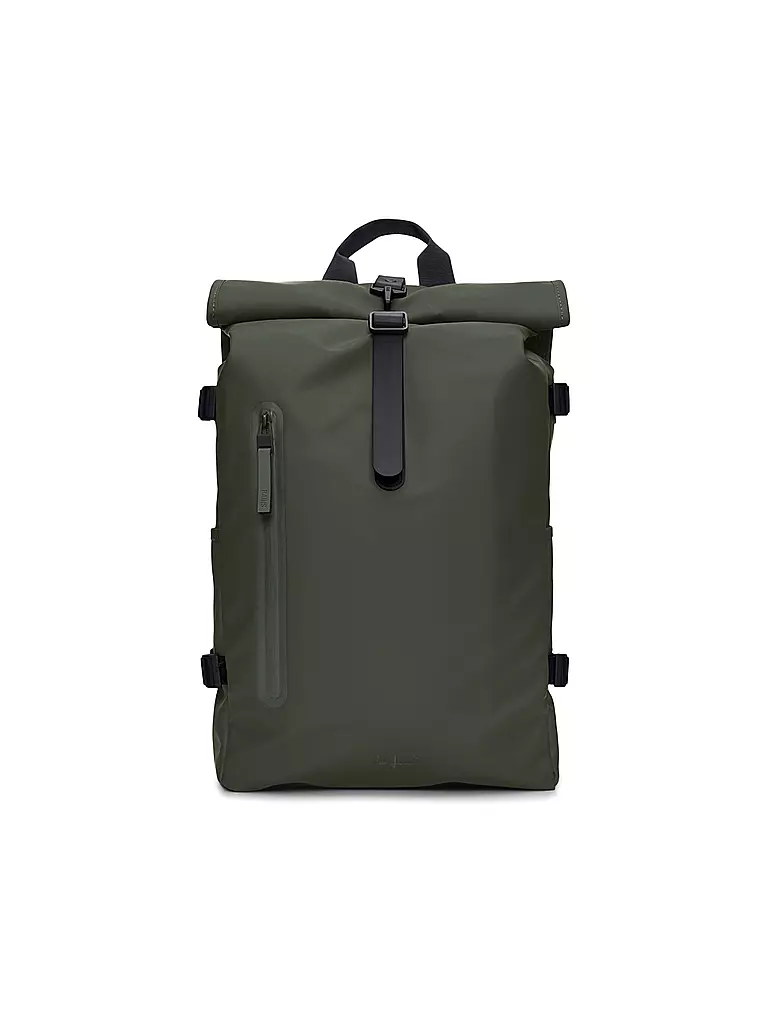 RAINS | Zaino Rolltop Large | Verde