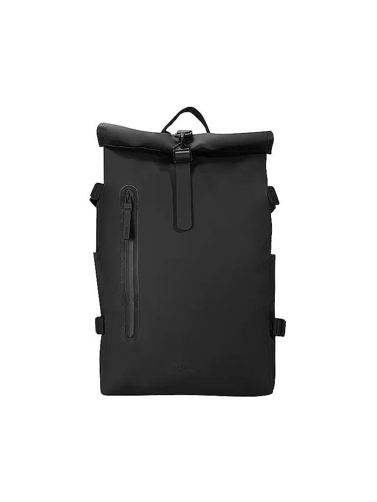 RAINS | Zaino Rolltop Large | Nero